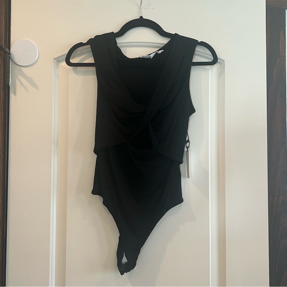 ASTR Black Bodysuit NWT